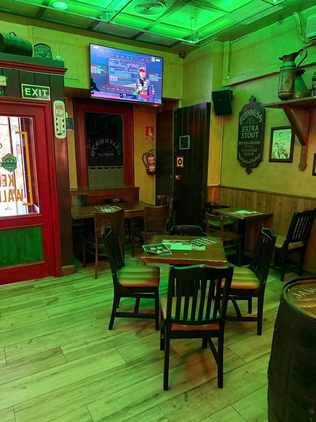 Sports TVs at O'Connell St near Sol